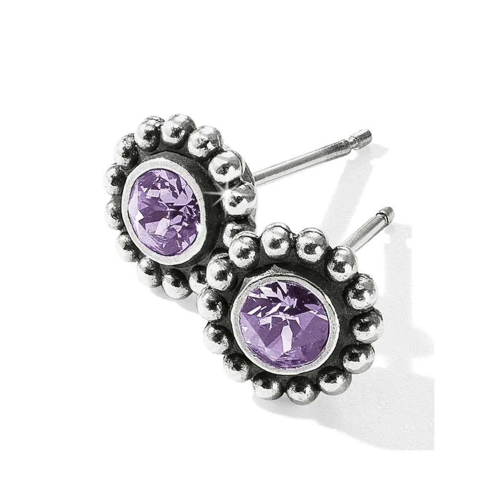 BRIGHTON TWINKLE TANZANITE MINI POST EARRINGS