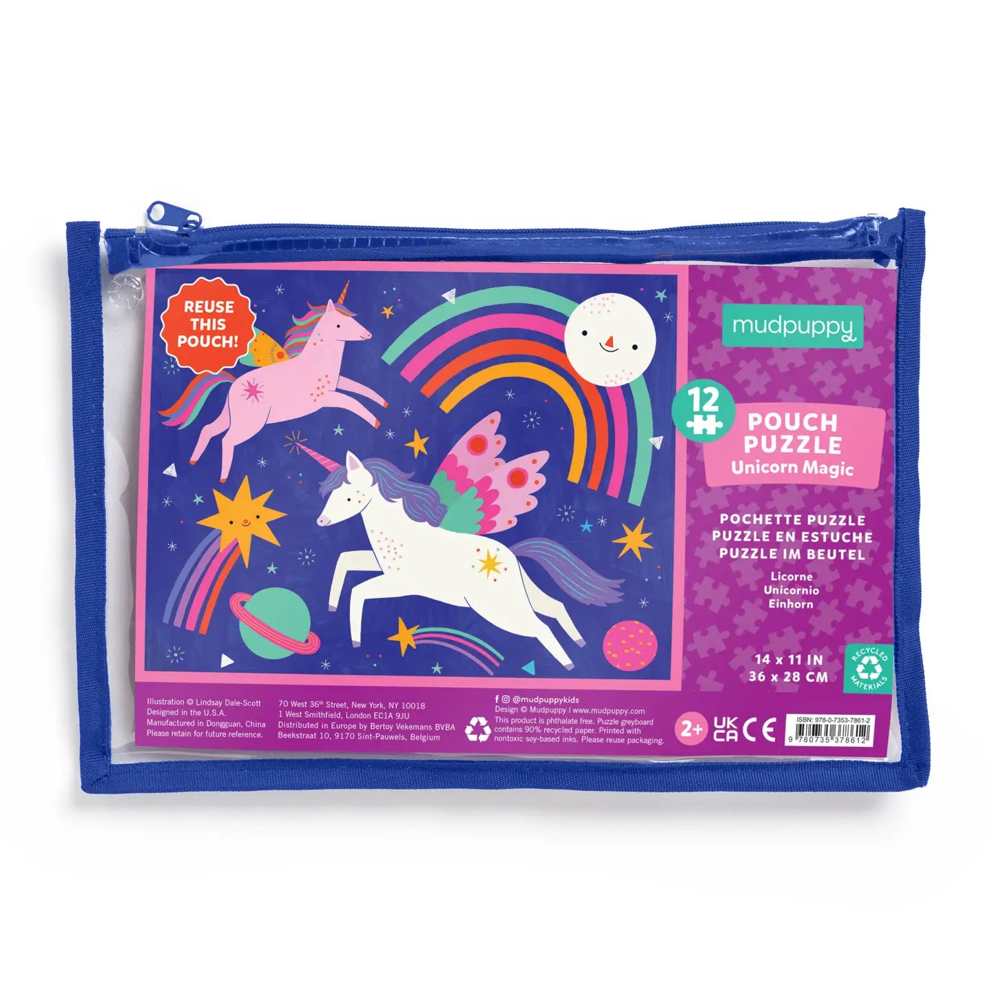 Chronicle Books - Pouch Puzzle - Unicorn