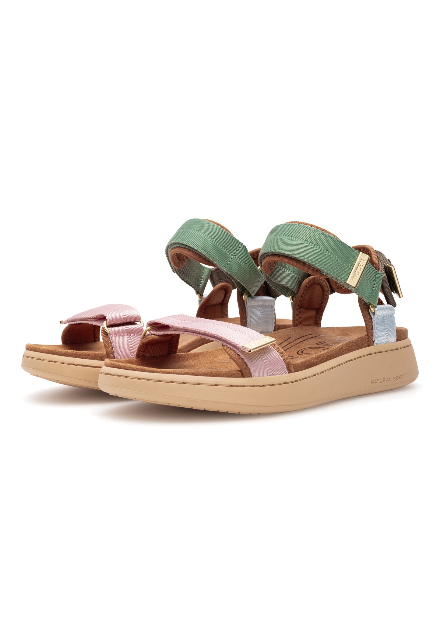 Ilse Jacobsen - Line Sandal - Algae Multi