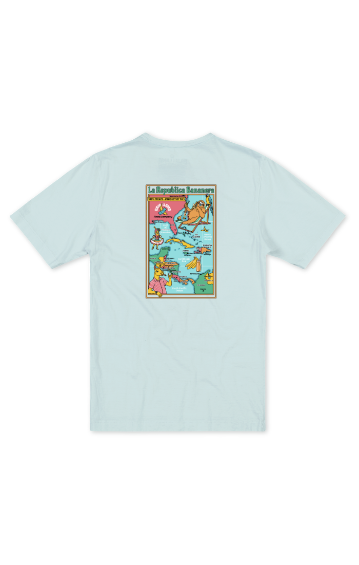 Baja Llama - La Republica Bananera - Icy Mint Primo Graphic Tee