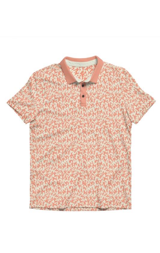 Baja Llama - A Swarm of Erratic Animals - Orange Clay Swingers Performance Polo