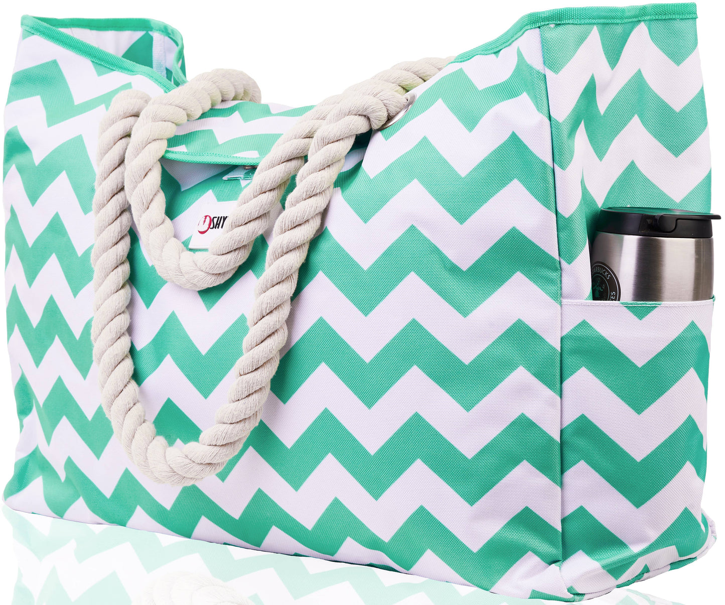 Beach Bag XL | Waterproof (IP64) | Turquoise Green Crab