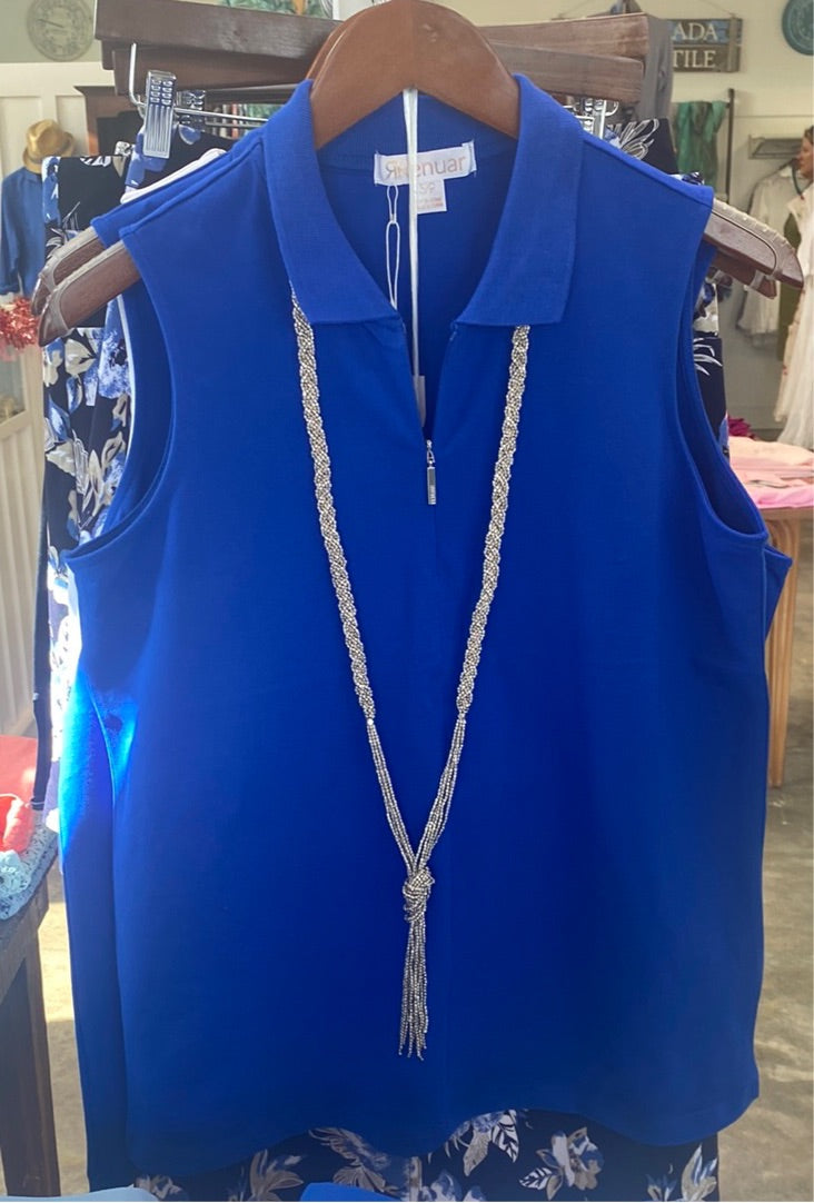 RRenuar Sleeveless Top - Blue